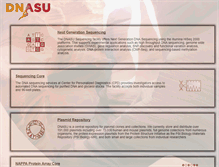 Tablet Screenshot of dnasusequencing.org